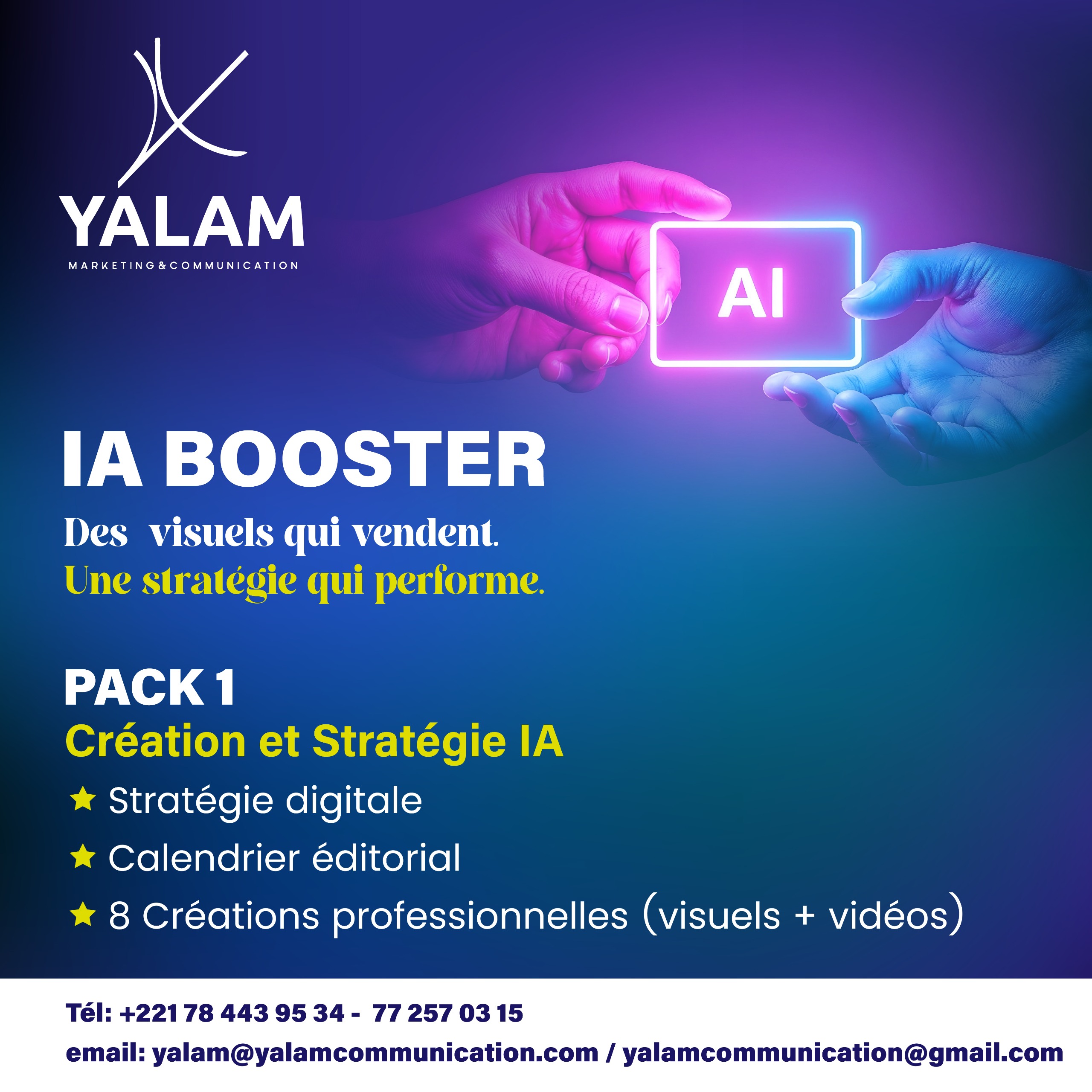 Pack Création & Stratégie